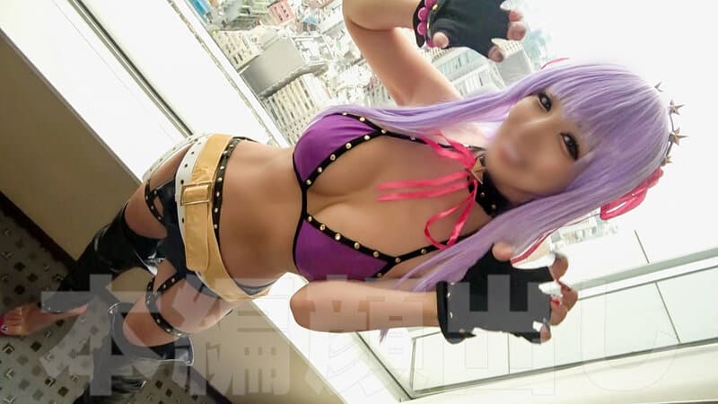 褐色紫髪ビキニギャル 吸引力がエグ過ぎるフェラ好き搾精ギャルのチ●ポ堕ちSEX!